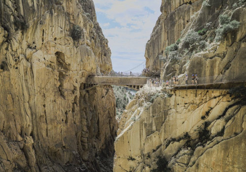 Anne vliegt naar de Caminito del Rey