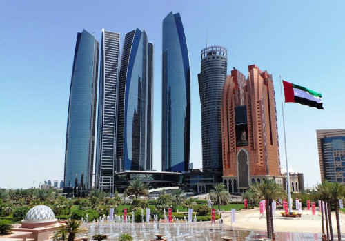 Dit is de kaart van Abu Dhabi